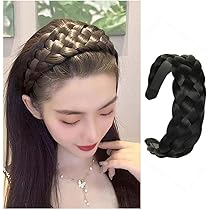 ヘアアクセサリー PERVERZE Braid Trim Knit Hair Band Black 61oRtg2JeDL._AC_UL210_SR210,