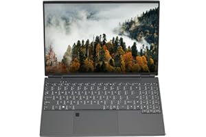 Lapbook 16" S15 Plus 2560x1600 2.5K Resolution Display Windows 11 Home Laptop - 16GB RAM, 512GB M.2 SSD Storage, Intel Quad Core N5095 CPU, Colourful Backlit Keyboard, Dual Band Wifi (2023 Model)