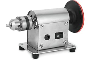 GERNIE Benchtop Polisher Buffer Grinder, Electric Carving Grinder Jewelry Polisher Woodworking Sander Tool, Bench Grinder Polishing & Buffing Machine for Cutting, Grinding, Polishing