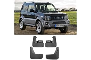 JTACCORD Parafango per Auto Parafango per Auto Parafango Paraspruzzi Parafanghi per Suzuki Jimny JB 1999 2000 2001 2003 2004 2005 2006 2007 2008 2009-2017, Nero, Accessori Auto, 4 Pezzi/Set