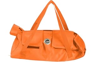 Sharplace Katzenpflegetasche Komfortable Anti-Rückhaltetasche Katzenrückhaltebeutel Kein Kratzen Beißen Haustier-Pflegeschlinge für die Krallenpflege, Baden, Nagelschneiden, Orange 42cmx25cm M
