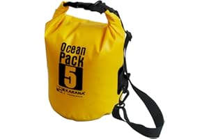 ZIP ZAP ZOOOM Karana Ocean Dry Pack Day Waterproof Travel Kayak Bag 5 Litre 5L Yellow