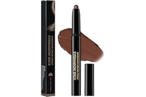 MIKLOVEN Matte Brown Eyeshadow Stick – Smooth Creamy Shadow & Eyeliner Pencil for Eye Contour and Smokey Makeup, Long Lasting Smudge-Proof Pressed Texture, Natural Blendable Formula for Mature Women