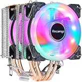Intel AMD Compatible Copper Tube CPU Cooler Processor Fan with Cold Frost Rainbow Fan (Cold Frost 602)