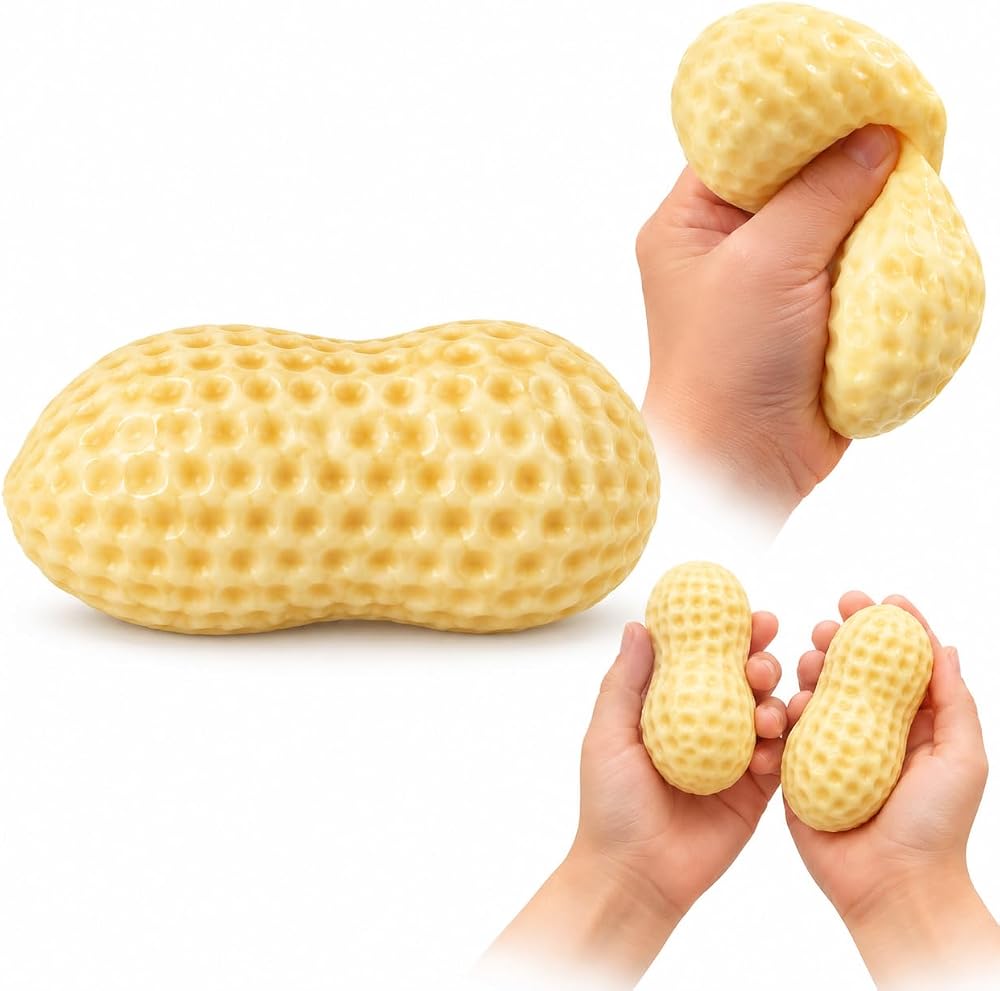 Sevimli Muz (Banana) Figürlü Jel Dolgulu Squishy Oyuncak – Yumuşak Sıkılabilir Anti Stres Oyuncağı (1 Adet)