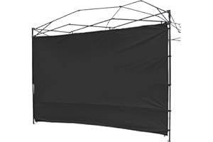 NINAT Canopy Sunwall 3M Sunshade Privacy Panel for Gazebos Tent Waterproof Sun Wall for Straight Leg Gazebos, Sidewall Only (Canopy Frame Not Included)