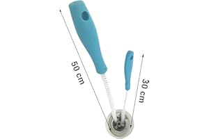 HOFMEISTER HOLZWAREN HH Pack of 2 Flexible Sink Drain Cleaning Brushes 50 cms and 30 cms Waterpipe Drain Dredge Tool Bath Shower Plug Long Hair Cleaner Overflow Unblocker