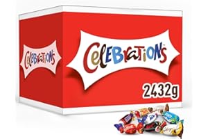 Celebrations Bulk Chocolate Box, 2.4kg, Assorted Chocolates Gift Box with Mini Chocolate Bars & Biscuits