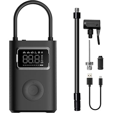 Syncwire Compresseur à Air Portatif - 10.35Bar Rapide Pompe à Air à