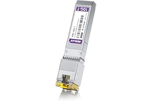 REDLUX 2.5/5/10G SFP+ to RJ45 Module, CAT.6a/CAT7 RJ45 Connector, up to 30m, 10GBase-T Copper Transceiver Compatible for Cisco SFP-10G-T, Ubiquiti UF-RJ45-10G, Meraki, Fortinet, D-Link, etc.