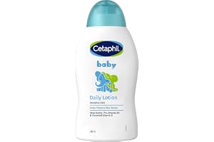 Cetaphil Baby Daily Lotion | Shea Butter & Glycerin | Vit B3 & B5 | Face & Body Moisturizer | Delicate and Sensitive Skin | Unscented | 300ml | Dermatologist Tested & Recommended