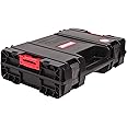 Qbrick Portable Tool Box with Protective Foam, Size 90 mm, Black (Plastic)