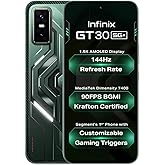Infinix GT 30 5G+ (Pulse Green, 8GB RAM, 128GB Storage) | MediaTek 7400 Ultimate | 120FPS BGMI Gaming | Gaming Triggers | 1.5 Million+ AnTuTu AI