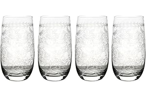 Portmeirion 510708 Botanic Garden - Set di 4 palle alte da 500 ml, in porcellana, trasparente