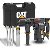 CAT DX27SET 1500Watt 5.0J 32MM Professional SDS-Plus Crusher/Piercher + DA03903 مجموعة نهاية الكسارة المكونة من 3 قطع