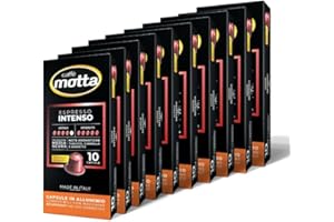 CAFFE' MOTTA Caffè Motta Espresso Intenso 100 capsule - Compatibili con le Macchine ad uso domestico Nespresso®