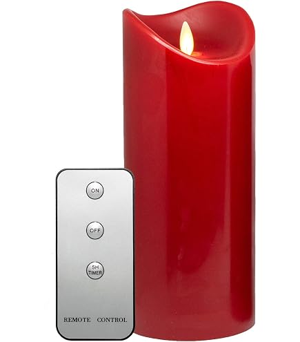 Lights4fun TruGlow® - Candela A LED In Vera Cera Con Telecomando E