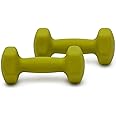 amazon basics Neoprene Dumbbells, Set Of 2, (2.3 Kgs Each ) - Green