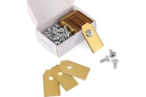 QUETA 45 x Lames de Couteau en Titane pour Toutes Les Tondeuses Robotiques Husqvarn/Automower/Yardforce/Gardena(3g-0.75mm) avec 45 Vis, Lames de Rechange pour Modèles 105,310,315,320,420,430x,r40i