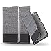 Price comparison product image Cadorabo Book Case works with Sony Xperia E5 in GREY BLACK – with Magnetic Closure, Stand Function and Card Slot – Wallet Etui Cover Pouch PU Leather Flip
