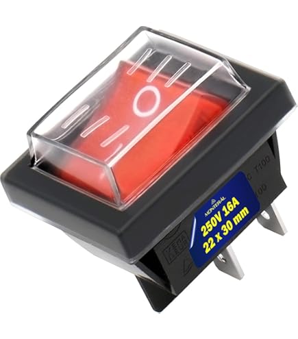 Commutatore Unipolare 12x27mm - 3 Faston - 10A - Spento In Posizione - Foto 4