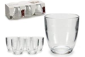 Vivalto Juego Cortado 15CL Set de Vasos, 6 Piezas, 13 x 7 x 26 cm, 15 cl, Multicolor