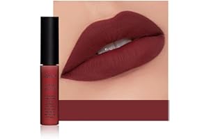 Anifer Velvet Matte Flüssiger Lippenstift Make-up, langanhaltend und wasserfest, haftet nicht am Becher, Lipgloss (Hellbraun 624)