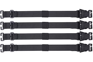 MIOYOOW 4PCS Tactical Rush Tier System, 36cm Portable Molle Sac à Dos Sangles Accessoires pour Camping en Plein Air Randonnée Alpinisme