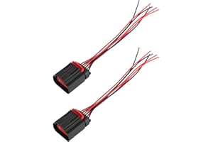 ‎ECSING ECSiNG 2X 6Pin Auto Luftmasse Sensor Anschlussstecker 6C1112B579AA Kompatibel mit Ford Kompatibel mit Citroen