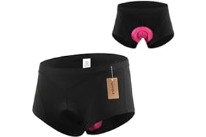 KOCAN Femmes vélo sous-vêtements 3D Gel rembourré vélo Slips VTT Cyclisme vélo sous-vêtements Shorts