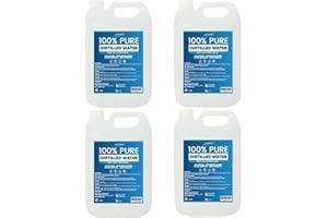 Lucemill Distilled Water | 20 Litre | Distilled Water for CPAP Machines, Irons, Cleaning Machines and More | Made in the UK