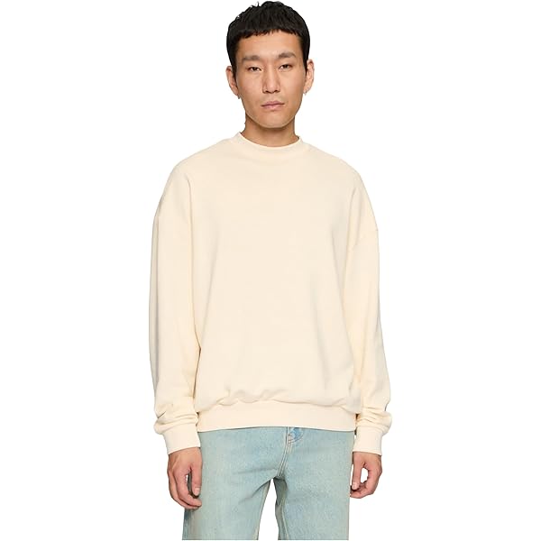 Remera Manga Larga Con Bolsillo Terracota Hombre H&G