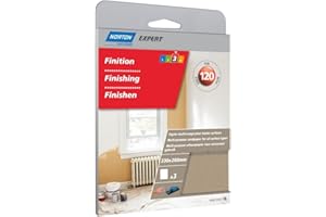 Norton Lot de 3 Feuilles 230 x 280 mm papier multiusage Grain 120