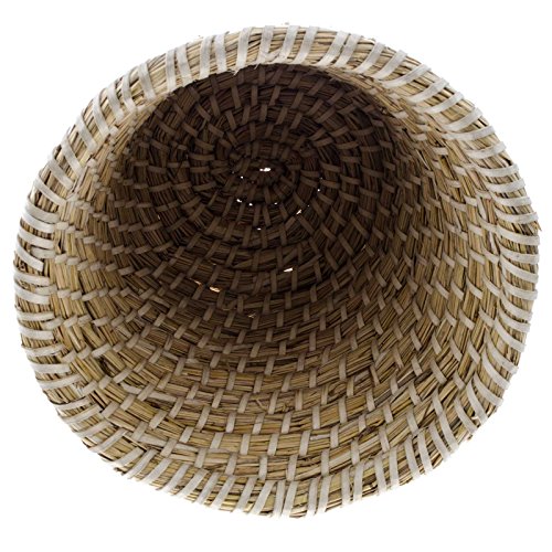 SIDCO ® Bienenkorb 30 cm hoch Einfluglöcher geflochten Stroh Korb Bienenstock - 2