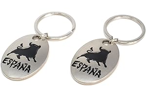 better with friends 2 llaveros con la torro de España, la Liga, forma colores nacionales de españa llavero de fútbol set de regalo militar guardia civil