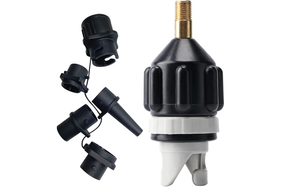 WOUMON SUP Pump Adapters,Air Valve Converter,Multifunction Air Valve Attachment for Kayak,Paddle Board,Canoe,Inflatable Boat