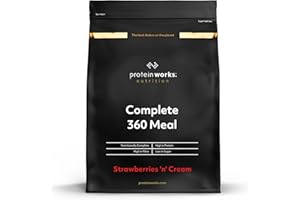 The Protein Works Complete 360 Meal Crème équilibrée rapide et abordable aux fraises 1 kg
