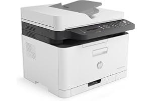 HP Color Laser MFP 179fnw 4ZB97A, Impresora Láser Color Multifunción, Imprime, Escanea, Copia y Fax, Wi-Fi, Ethernet, USB 2.0 alta velocidad, HP Smart App, Panel de Control LCD, Blanca