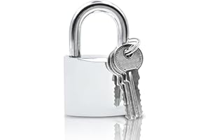 Lamondre Heavy Duty Padlock - 38mm High Security Key Padlock for Doors, Sheds, Garages & Cabinets - DGSDDS-01