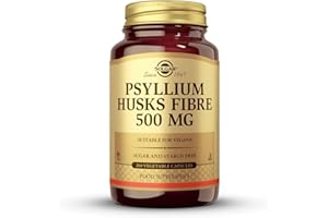 Solgar | Fibra de cáscaras de Psyllium 500 mg | Ayuda a la Digestión | 200 Cápsulas Vegetales