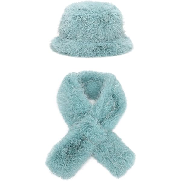 Sciarpa In Pelliccia Sintetica Per Donna – Coprispalle Morbido E Caldo, Sciarpa Di Lusso Autunno Inverno (FC06-13)
