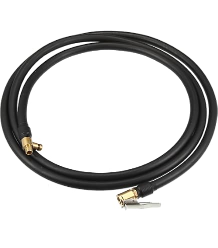 Tuyau D'Extension De Pompe à Pneus 40CM - Adaptateur Gonfleur Voiture Moto Vélo Avec Valves Universelles