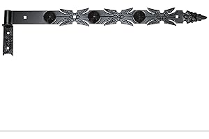 KEYMET Ladenband Türband Türbänder Torbänder 800 mit 16 mm Kloben Schwarz Schmiedeeisen