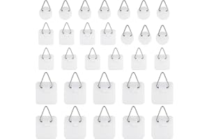 Senbaler 30 Pezzi Adesivo Appendi Quadro,Appendi Piatti da Parete Adesivi,Ganci Adesivi per Quadri Muro,Appendere Quadri Senza Chiodi per Foto (Stil 1)