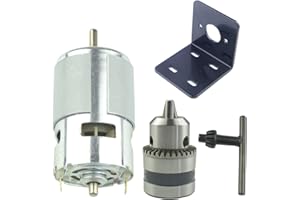 CONQUERALL 775 Motor DC 12V 8000RPM/24V 16000RPM de gran potencia con portabrocas y soporte