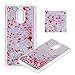 Produktbild Flüssig Case für Nokia 6 Hülle, Handyhülle Flüssig Glitzer Liquid Glitter Bling für Nokia 6, Schutzhülle Case Transparent Weich TPU Silikon Bumper Cover Spiegel für Nokia 6, ZCRO Bling Glitzer Flüssig 3D Liquid Tasche Etui Durchsichtig Kristall Flüssigkeit Handytasche Hüllen Case Glänzend Handyhülle Luxus Sparkle Schale Hülle für Nokia 6 (Silber,Rot)