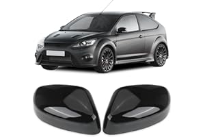 Opaltool Door Wing Mirror Cover Fit for Ford Focus MK2 MK3 MK4 2008-2017, Ford Mondeo 2010-2014, Side Mirror Frame Rear View Rearview Mirror Caps