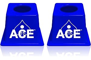 CORNHOLEACE Cornhole Airmail Box Set - Blau - Inklusive 2 Luftpost Boxen - Perfekt für Cornhole Training und Übung