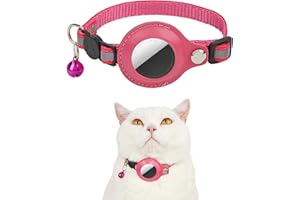 GIPFELFREUND Lopotitchat Collier GPS pour Chat, Collier pour Chat Anti-étranglement avec et Cloche, pour Toutes Les Tailles de Chats(Aucun localisateur Inclus)