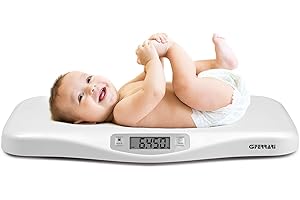G3 Ferrari G30021 Crescobene Bilancia Pesa Bimbi, 5 gr/ 20 Kg, Display LCD, Funzione di blocco pesata, Bianco